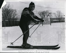 1969 press photo skier jimmy - press,