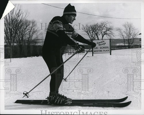 1969 press photo skier - photo,