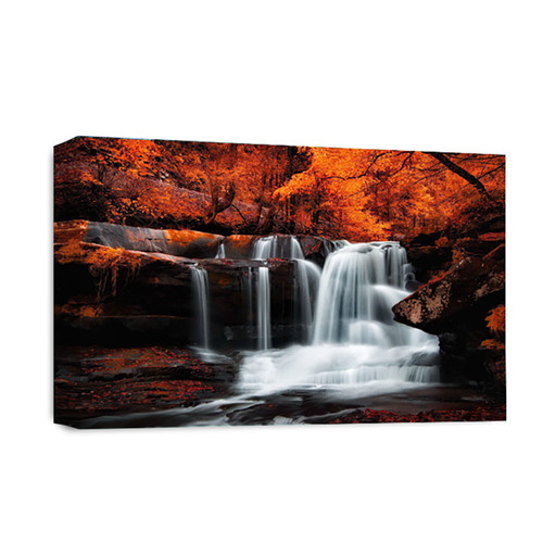 Waterfall landscape wall art - waterfall,