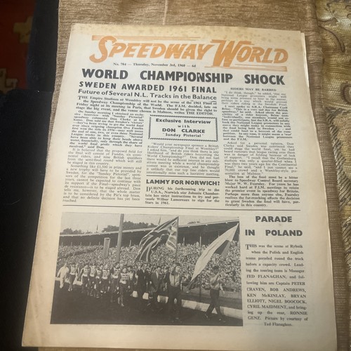 Speedway world magazine - world,