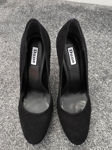 Dune london black faux - london,