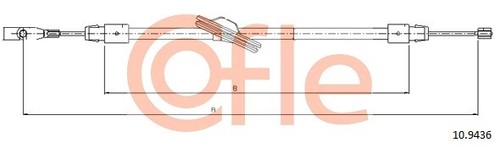 Front cofle 9436 cable - cofle,