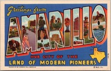 AMARILLO Texas Large Letter