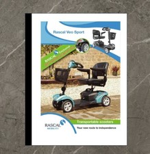 Rascal Veo Sport scooter manual - mobility handbook user guide