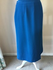 Jacques Vert size 10 ladies, smart, jade skirt with pleat front