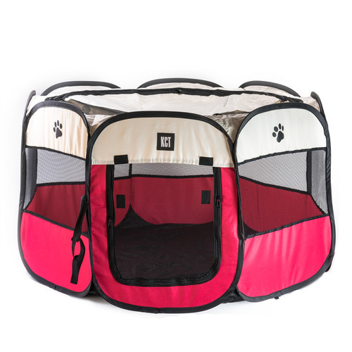 Fabric pet play pen large - play,