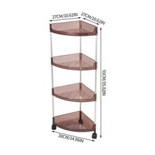 2-4 Tier Clear Kitchen Storage