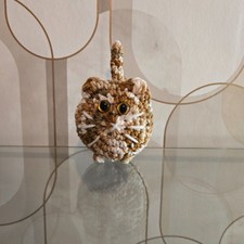 Handmade Mini Crochet Fat Cat