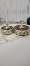 Metal Storage Boxes Household Round JewelryCosmetic Room Accessories Containers