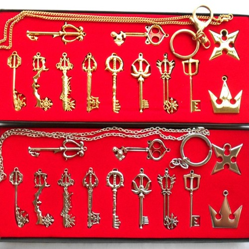 12pcs kingdom hearts key - kingdom, ii