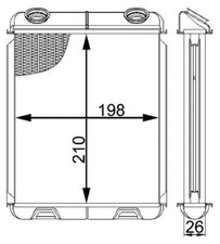 Fits BEHR MAHLE AH 21 000S