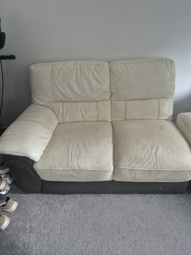 Leather corner sofa - leather,