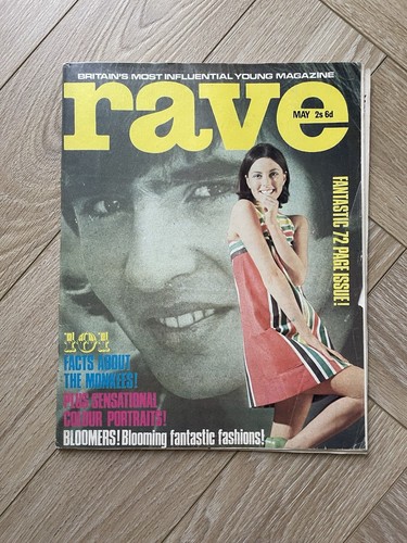Rare rave magazine may 1967 - rave,