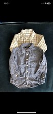 2 x boys long sleeve shirts. 2-3 years. Next & Mango 