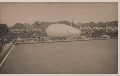 Ww2 barrage balloon down - balloon,