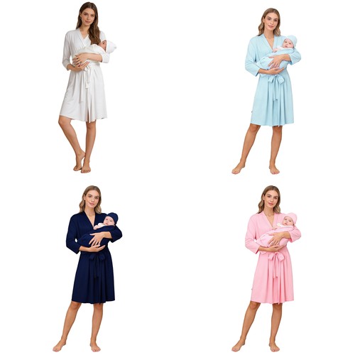 Maternity robe set hospital - maternity,