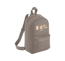 Personalised Lions Rucksack Backpack Toddler School Girls Boys Kids Safari