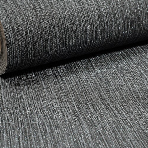 Plain black glitter wallpaper - plain,