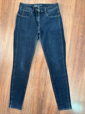 Women’s Next Dark Blue 360° 4 Way Stretch Skinny Mid Rise Jeans Size 10 L28”