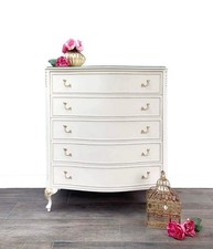 Louis Vintage White Chest Of  Drawers French Style Bedroom Storage