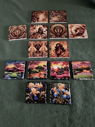 Printed slates and ceramic - printed,