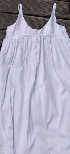 Vintage white cotton lace - white,