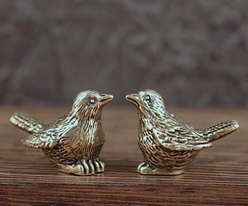 Pair vintage brass - 1, of