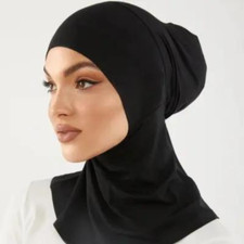 Ninja Bonnet For Muslim Women Hat Under Scarf Hijab Bone Cap Head Neck Cover