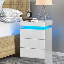 Bedside Tables White High