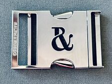 Large Ralph & Russo Belt Buckle Couture Designer Silver  Gunmetal 7x4.5cm New