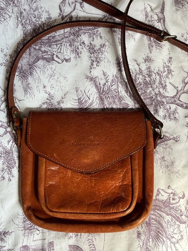 Vintage italian tan leather - vintage,