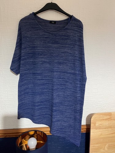 Soft blue top with - f&f,