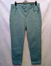 Denim By Tu Girlfriend Blue Jeans UK 18 Slim Leg Cotton/Elastane Excellent