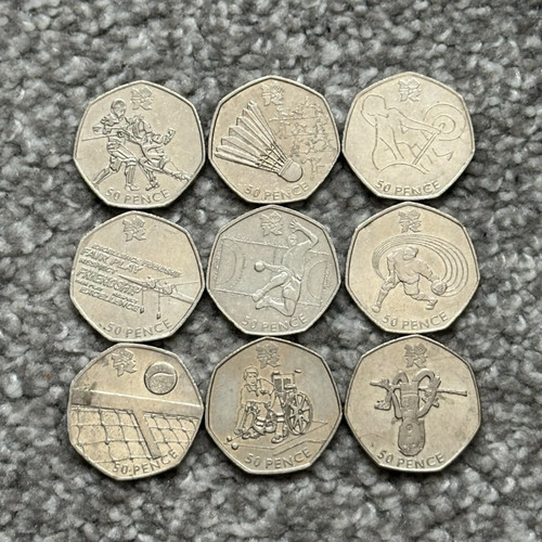 2011 london olympics 50p fifty - 2011,