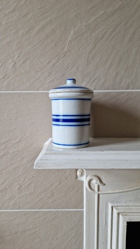 Antique french pot cannister - antique,