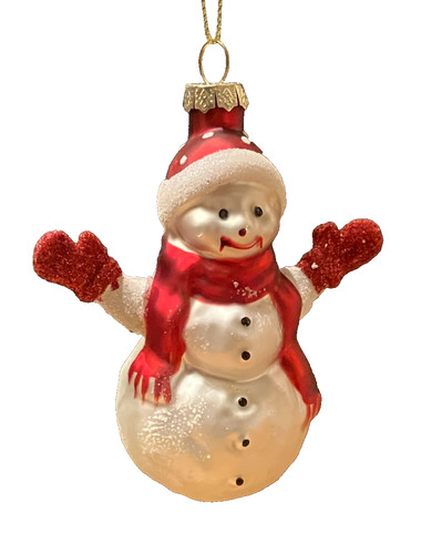 Cute snowman blown - snowman,