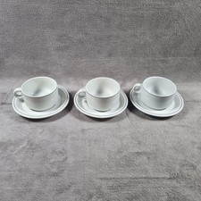 3 x Tognana Coffee Cups & Saucers Made In Italy
