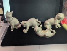 4 “Lenox” White Cat And
