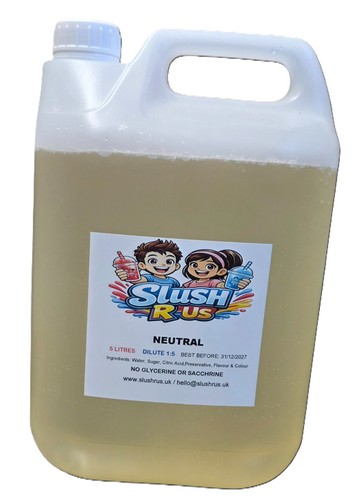 Neutral slush puppy syrup - slush,