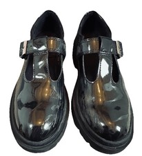 Girls Black Patent School