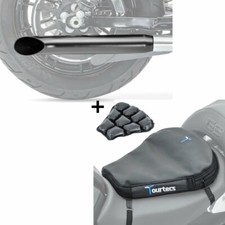 Set of rear silencer + air