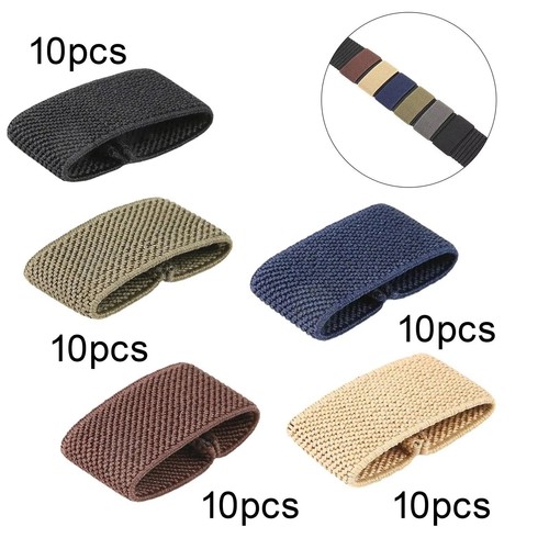 10x elastic belt keepers - 10x,
