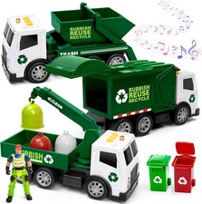 Garbage truck toy set - garbage,