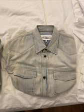 Maison Margiela White Cotton Oversized Denim Jacket S51AM0428 Size 40