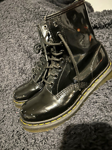 Martens black patent - martens,