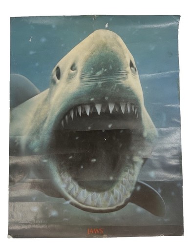 1975 jaws original - jaws, poster