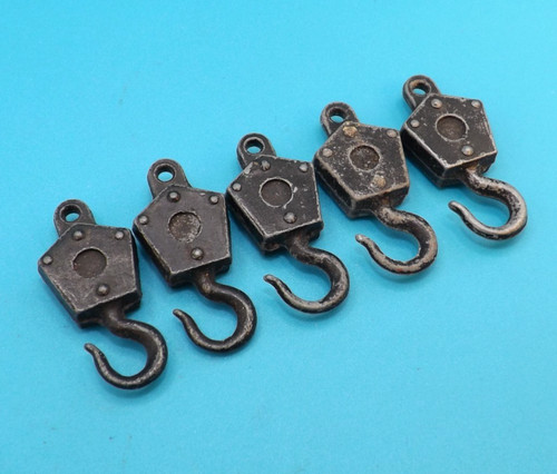 Five meccano part 57b diecast - meccano,