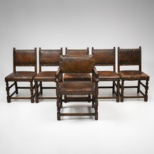 6 Jacobean Dining Chairs
