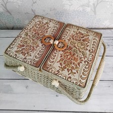 Sewing Box Basket Vintage