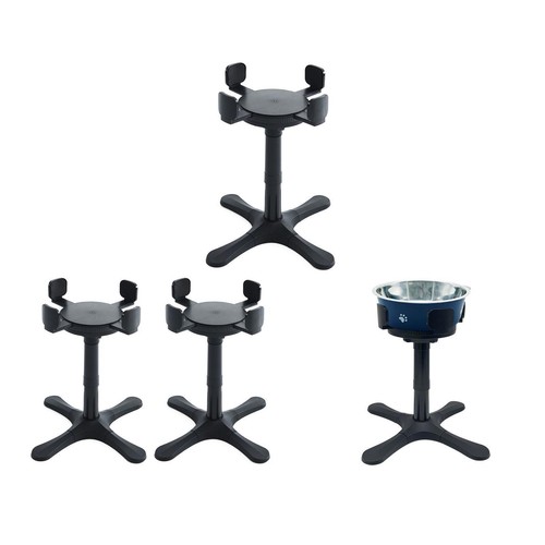 Raised dogs bowl stand single - dogs,